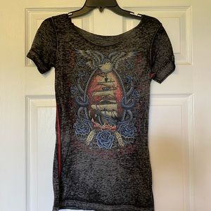 Affliction burnout tee